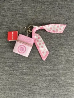 チュッパチャプス スカーフ付きチャーム ピンク