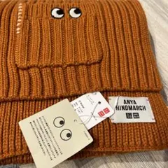 ユニクロ　アニヤ・ハインドマーチ ヒートテック　ニットマフラー 新品　タグ付き