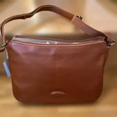 値下げ】Dakota ショルダーバッグ ブラウン レザーのサムネイル