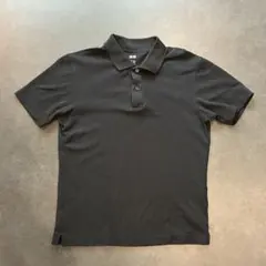 UNIQLO エアリズム ブラック ポロシャツ S