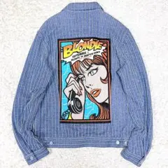 【美品】HYSTERICGLAMOUR ニットGジャン バックロゴ Mのサムネイル