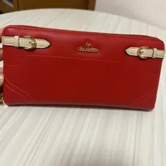 サマンサタバサ 財布 レッド