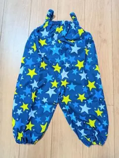 星柄 プレイウェア 砂場着 収納袋付き