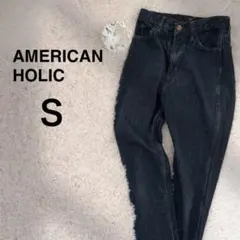 American Holic デニムパンツ S インディゴ　レディース　ジーンズ
