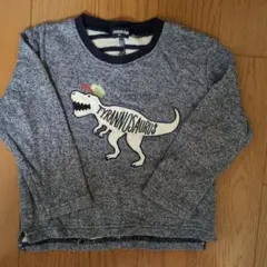 りくりちゃんねる専用☆klädkåp 恐竜デザイン 長袖カットソー 100
