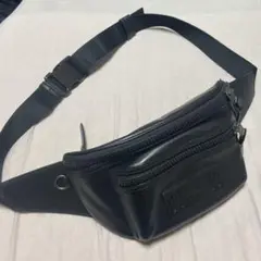 COACH ボディバッグ ブラック レザー