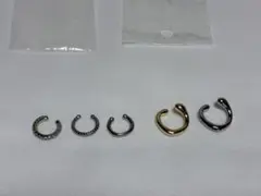 値下げ致しました　イヤーカフ 5点セット ゴールド シルバー