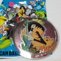 ワンピース　USJ　缶バッジ　ブルック