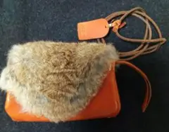 ファー ショルダーバッグ