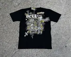 新品 archive y2k お兄系 ギャル男 スカル ラメ 半袖T 黒 Lのサムネイル