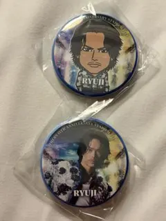 今市隆二 缶バッジ 2種セット 実写 キャラ スタジアム ガチャ