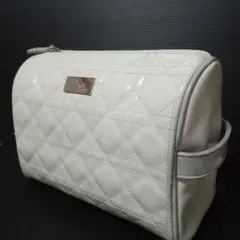 ラ*ト様 300円スタート！Dior ホワイト キルティング ポーチ 中型