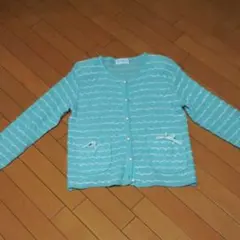 カーディガン(アクアブルー)