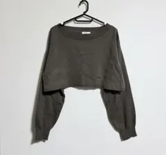 肩出しトップス ニット