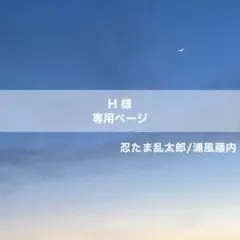 H様専用ページ