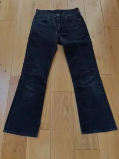 levi's 517 ブラックコーデュロイ
