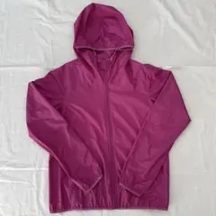 UNIQLO ポケッタブル フード ジップ パーカー 収納袋付き ピンク S