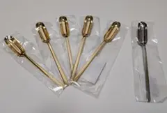 ◆銀製 フルーツピック 5本セット◆総重量27g◆銀製刻印あり◆菓子楊枝◆ ◇銀製 フルーツピック 5本セット◇総重量27g◇銀製刻印あり◇菓子楊枝