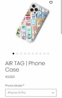 [The CREW] AIR TAG iPhone 13 Pro用ケース