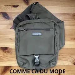 COMME CA DU MODE コムサデモード ショルダーバッグ カーキ