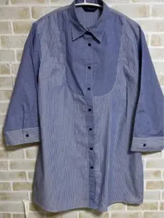BRIC HOUSEL 七分袖　ブラウスL Lサイズ