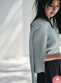 1度着用　PLST UVコットンアセテートカーディガン　セット