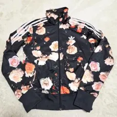極美品　韓国　ファイヤーバード　アディダス　トラックジャケット　花柄　総柄のサムネイル