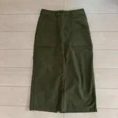coen オリーブグリーン タイトスカート LARGE