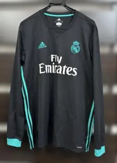 レアル・マドリード17/18　アウェイサッカー長袖ユニフォーム　XL