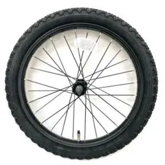 18インチ自転車 幼児車用 アルミ 後輪ホイール シルバー - メルカリ