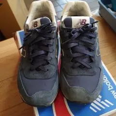 New Balance ML574 ネイビー スニーカー　24.5cm