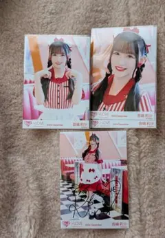 ＝LOVE イコラブ 仲直りシュークリーム 生写真 直筆 音嶋莉沙