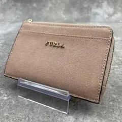 【美品】FURLA フルラ カードケース　ピンク　レザー　サフィアーノ