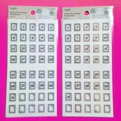 LOQUJNE セリア 日付シール マスキングテープ素材