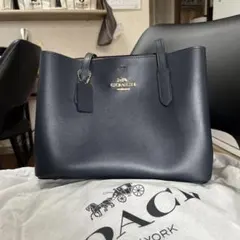 COACH トートバッグ ネイビーのサムネイル