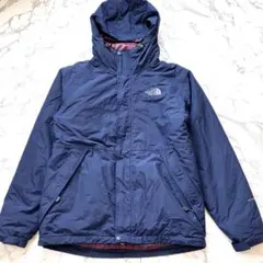 美品✨️ノースフェイス 3way ジャケット ハイベント 刺繍ロゴ ネイビー M