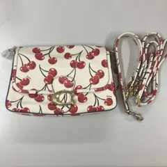 E1-1-01 COACH チェリー柄 ショルダーバッグ