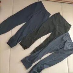 7 UNIQLO ユニクロ ロングパンツ 3点セット 150cm まとめ売り