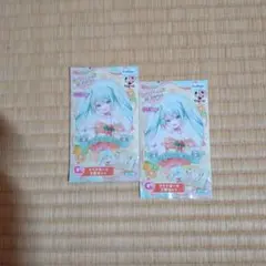 初音ミク　フリューくじ　カード