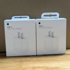 ★Apple純正 新品未開封 20W USB-C電源アダプター 2個セット