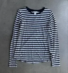 00s Y2K archive grunge ボーダーロンT