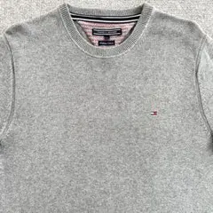 美品／Tommy Hilfiger トミーフィルフィガー グレー ニット