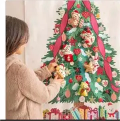 ダッフィーウォームウィンターストーリータイム タペストリー＋ぬいばセット