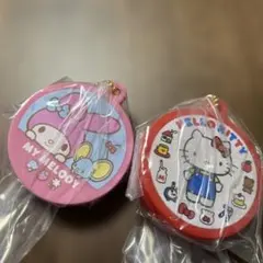 サンリオ　クッキー缶チャーム　キティ　マイメロ