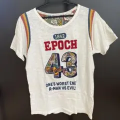 rough 半袖 Tシャツ アメコミ風プリント ホワイト Mのサムネイル