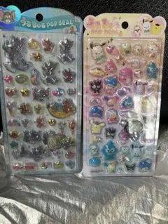 【正規品】うるちゅるポップシール 2枚セット トムジェリ　サンリオキャラクターズ