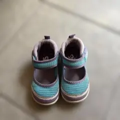 VANS ベビーサンダル 青・紫