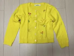 familiar 花柄刺繍カーディガン　120