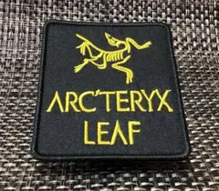 ARC'TERYX LEAF 刺繍イエロー パッチ ワッペンベルクロのサムネイル