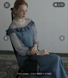 （最終値下）BONLECILL noirオケージョンドレス、ヘアピン、ネックレス